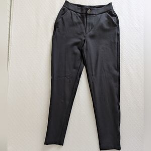 Lululemon Women's Golf Travel Black pants, Stretch Twill, Pockets size 4